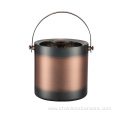 Stainless steel double walled ice bucket in 3L,2L,1.3L